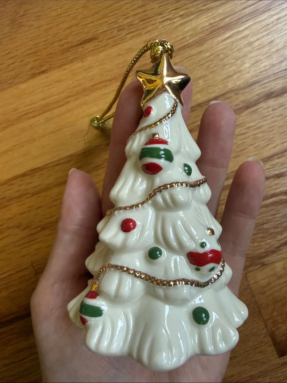 Lenox Very Merry Lit Xmas Tree Ornament new in box